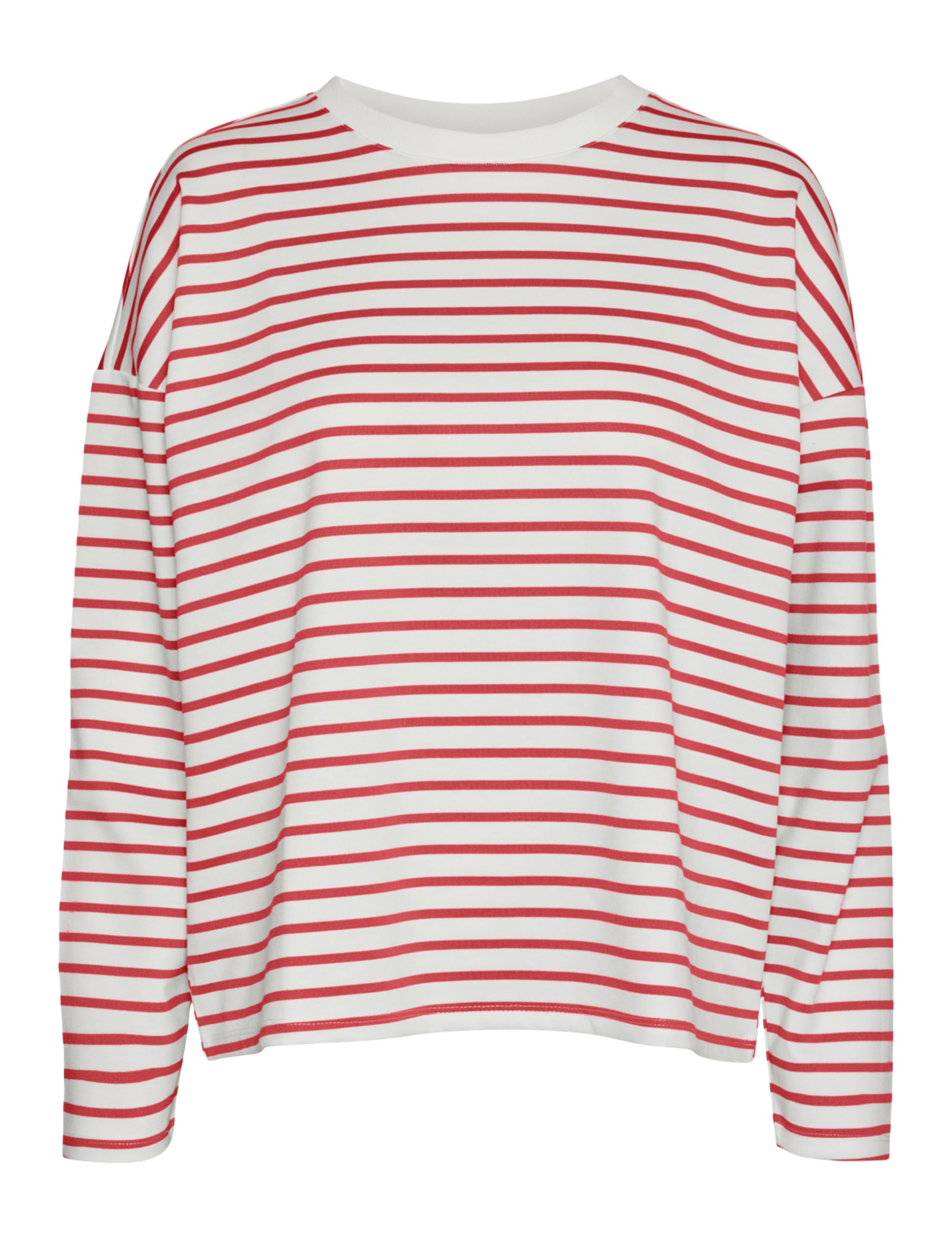 Vero Moda Vmabby LS O-Neck Top Jrs Noos Camiseta de Manga Larga para Mujer