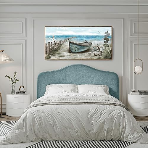 Vista 238 de AMATOP Arte para pared, flor enmarcada pintada a mano, pintura al óleo sobre lienzo, galería, obra de arte floral moderna, envuelta para la Pintura