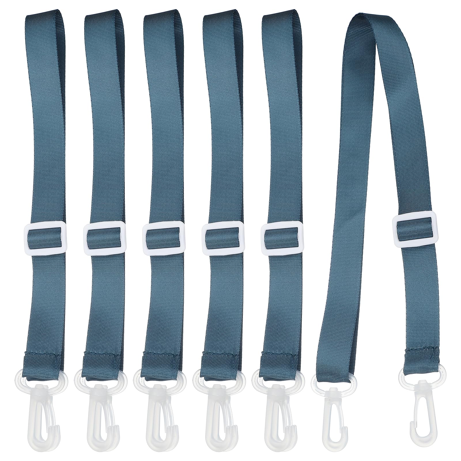 sourcing map 6Pcs Water Bottle Holder Lanyard, Adjustable Crossbody Water Bottle Sling Strap Carrying Bottles Holder Shoulder for Outdoor Hiking Camping, Blue โ image 1