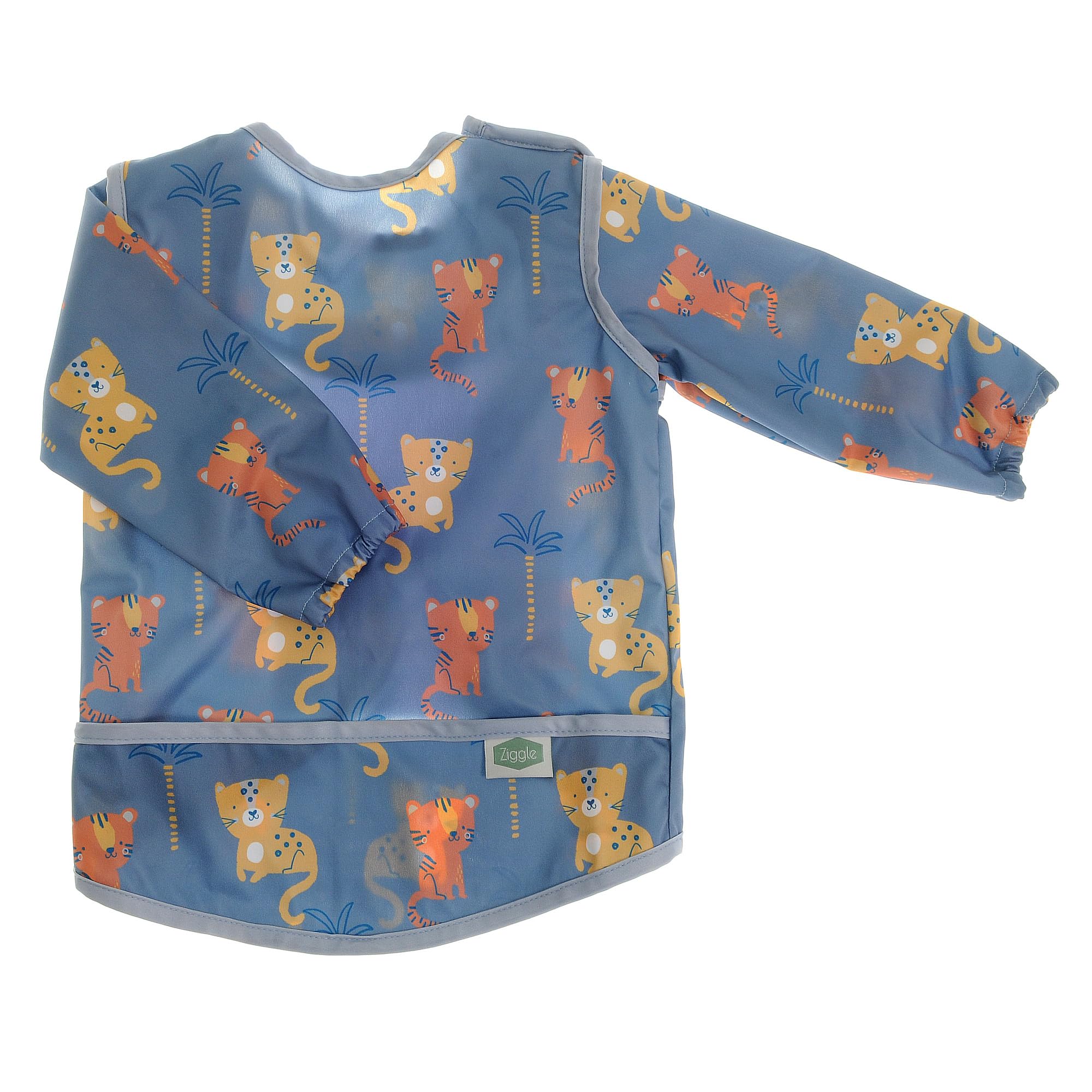 Ziggle Waterproof Baby Bibs, Tiger and Lion