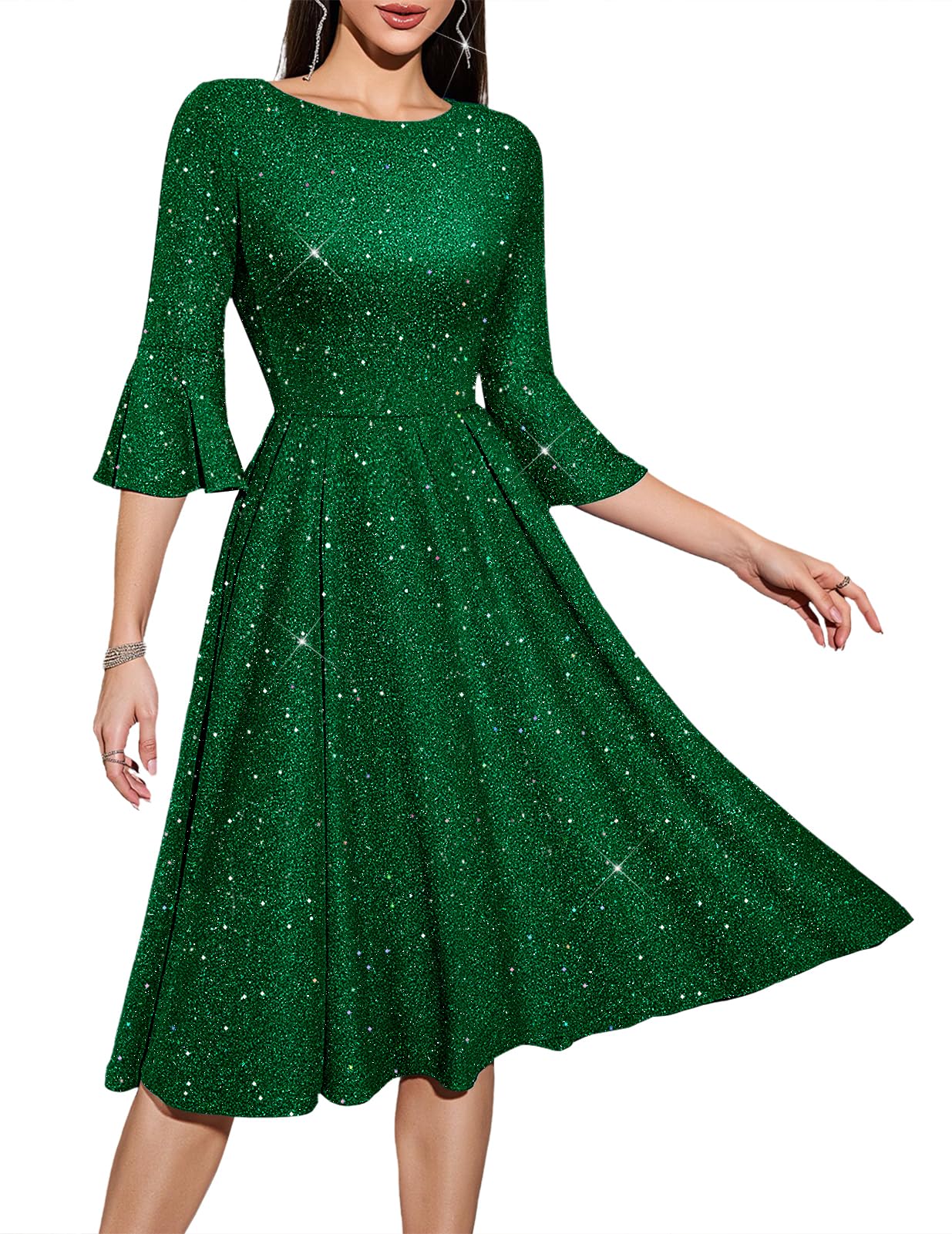 HomRain Women's Church Dresses Cocktail Tea Party Vintage Evening Dress