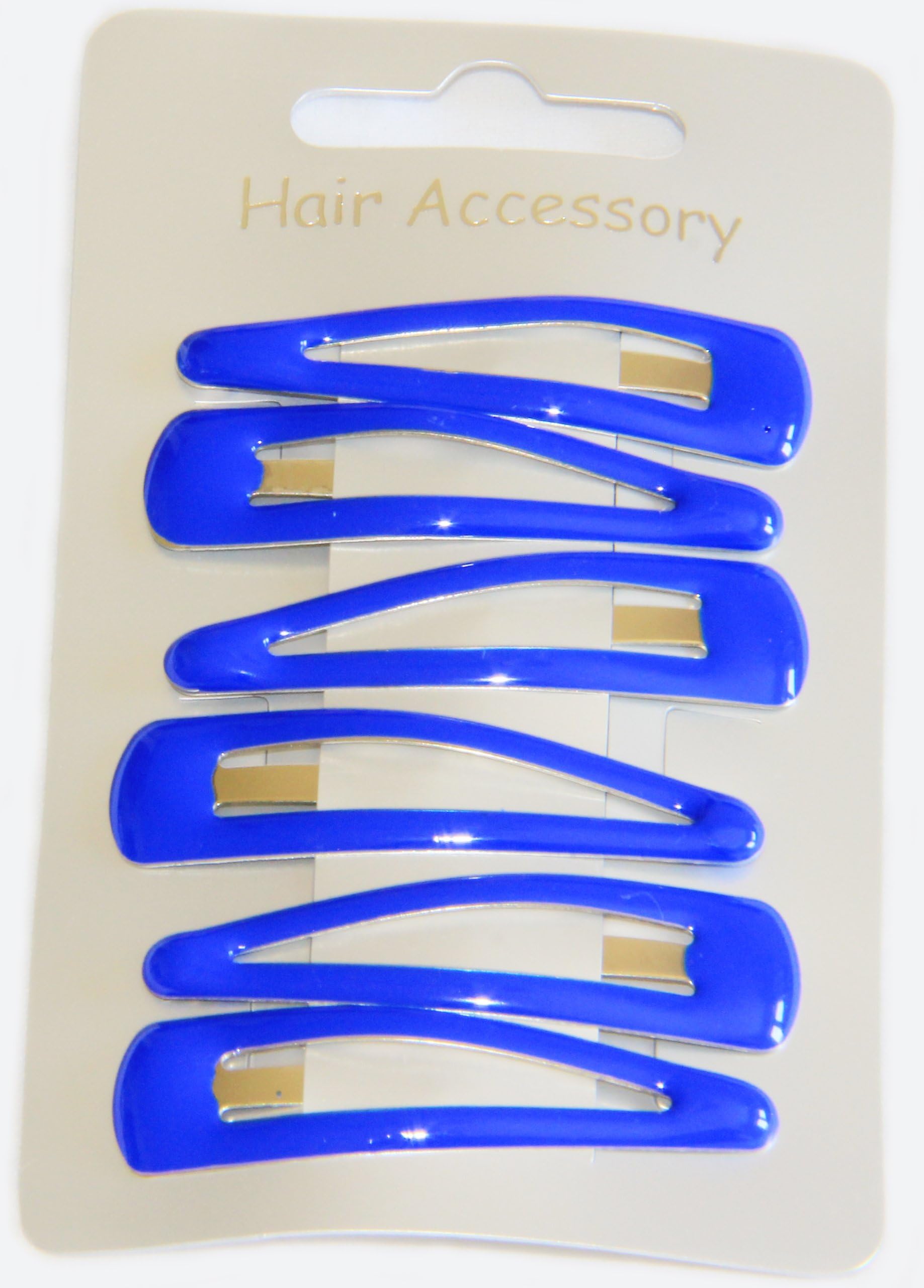 5cm Hair Sleepies Clips Accessories - School Colour Royal Blue