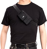 Vista 7 de Funda para teléfono celular para Samsung Galaxy Ultra S25/S24/S23/S22/S21 y Note 20, funda con clip para cinturón para hombre, bolsa vertical