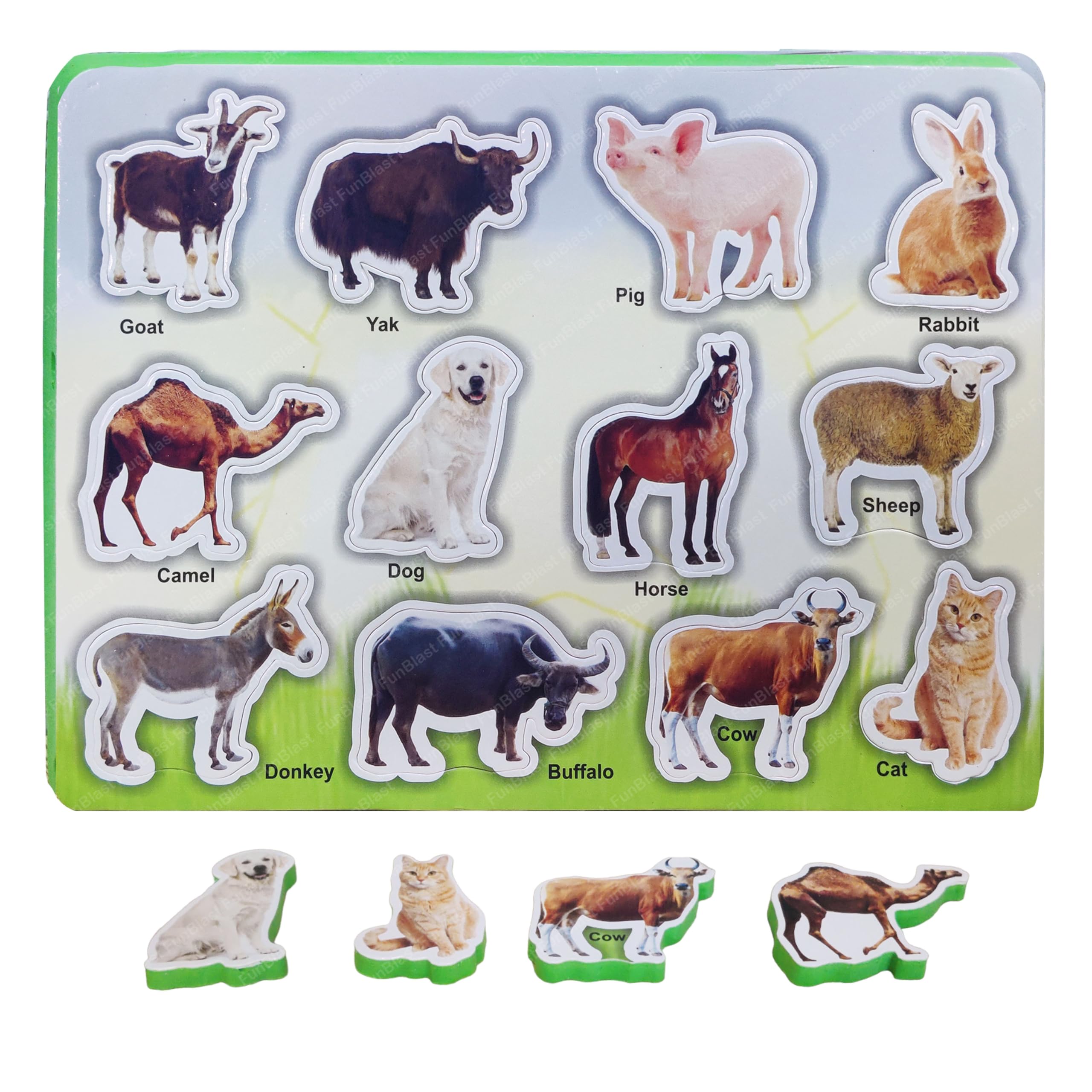 FunBlast Animal Eva Puzzle Board for Kids - Learning Board for Kids, Play and Learn Puzzle Foam Mat (Pack of 1;Multicolor) (Animal) (B0CLVCGKFG) Amazon Price History, Amazon Price Tracker