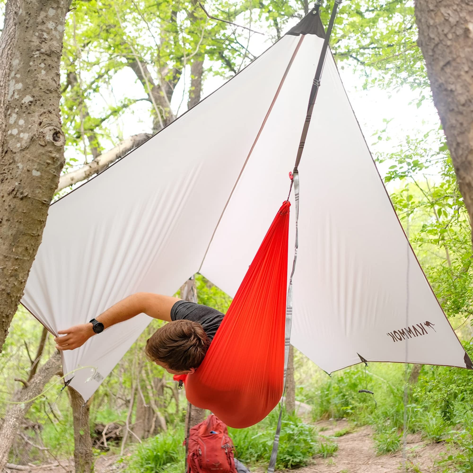 テント・タープ Kammok kuhli UL tarp Ultralight Amazon | Kuhli 超軽量(クレーターグレー) | KAMMOK | タープ