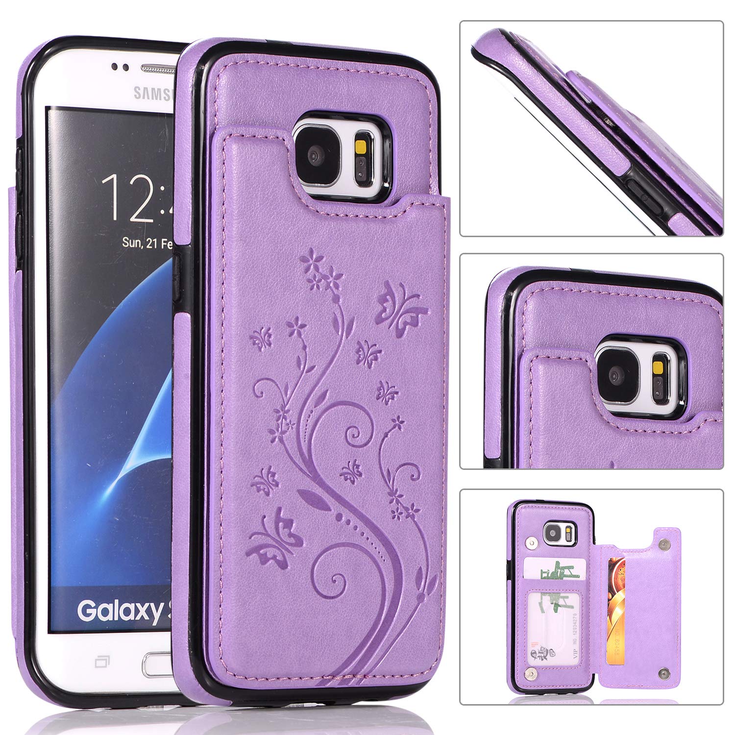 Amazon.com: Phone Case for Samsung Galaxy S7 Edge with Tempered