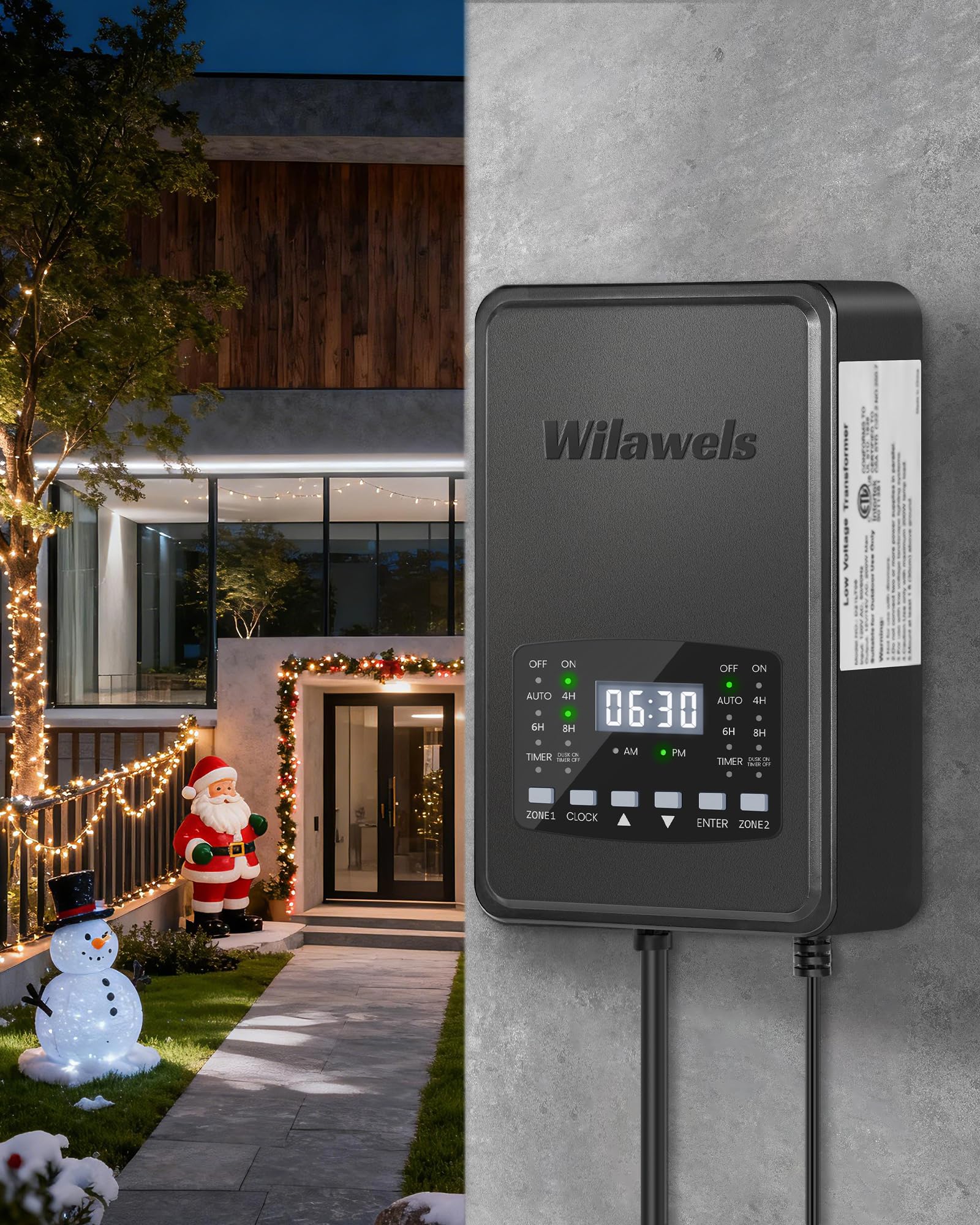 Low Voltage Landscape Transformer - 2 Zone Control -9