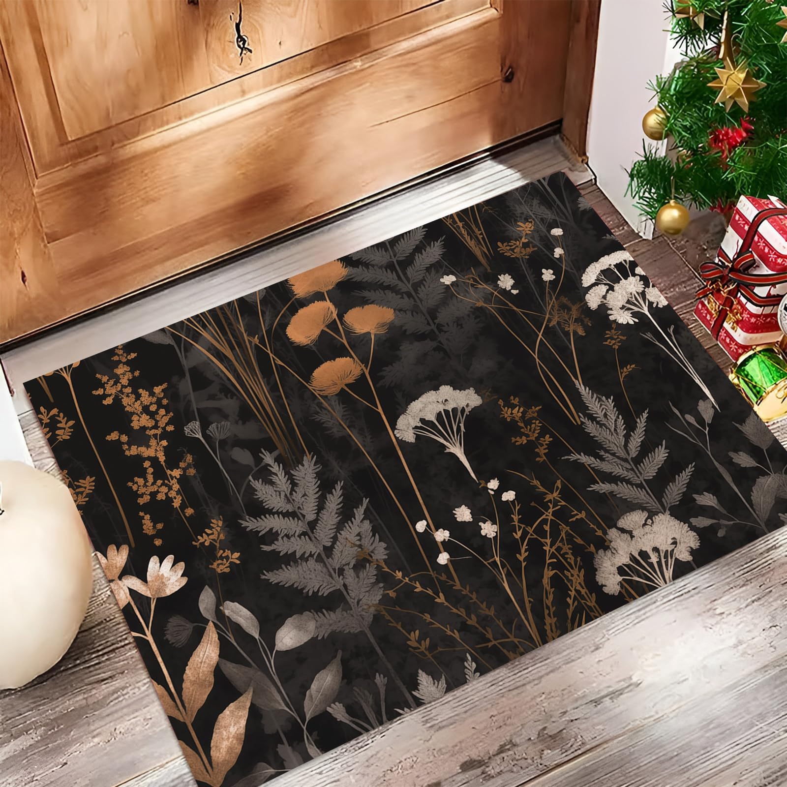 Tapis de sol antidérapant et lavable paillasson intérieur vintage 60x90