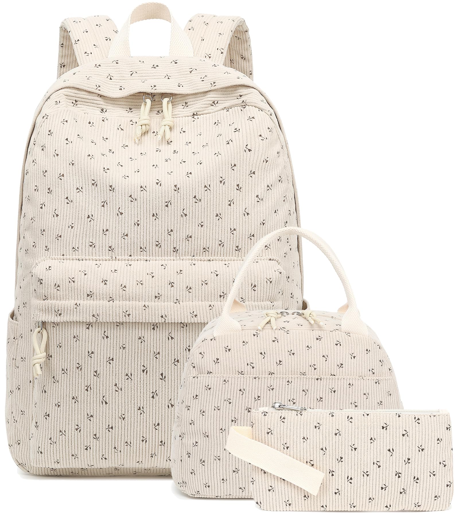 Bluboon School Backpack Teens Girls Boys Kids School Book Bags with Lunch Box Pencil Bag