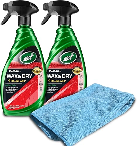 Turtle Wax 50823 Kit de cera y lavado rápido y fácil cera y secado 2 por paquete