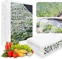 Vista 1 de Red de malla de jardín de 30 x 10 pies, barrera de plagas para pájaros, malla ultra fina para jardín, camas elevadas, plantas de patio, protección