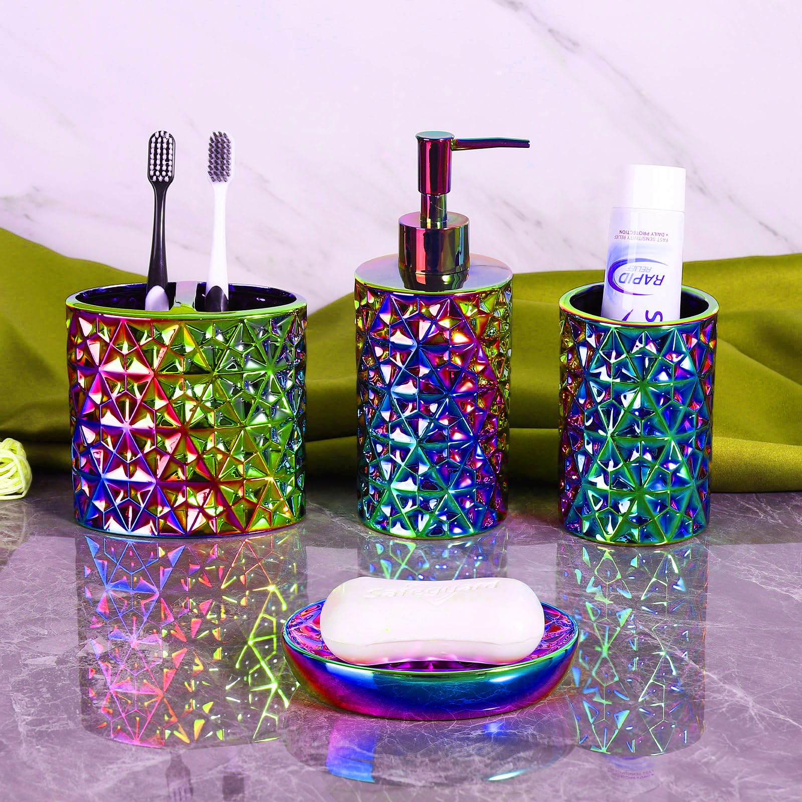 Accessori da bagno Colore rosa pastello - - 018BU-03X