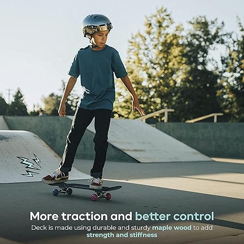 Miniatura 6 de Tony Hawk 31 Inch Skateboard Tony Hawk Signature Series 3 Metallic Graphics  9-Ply Maple Deck Skateboard for Cruising Carving Tricks and Downhill