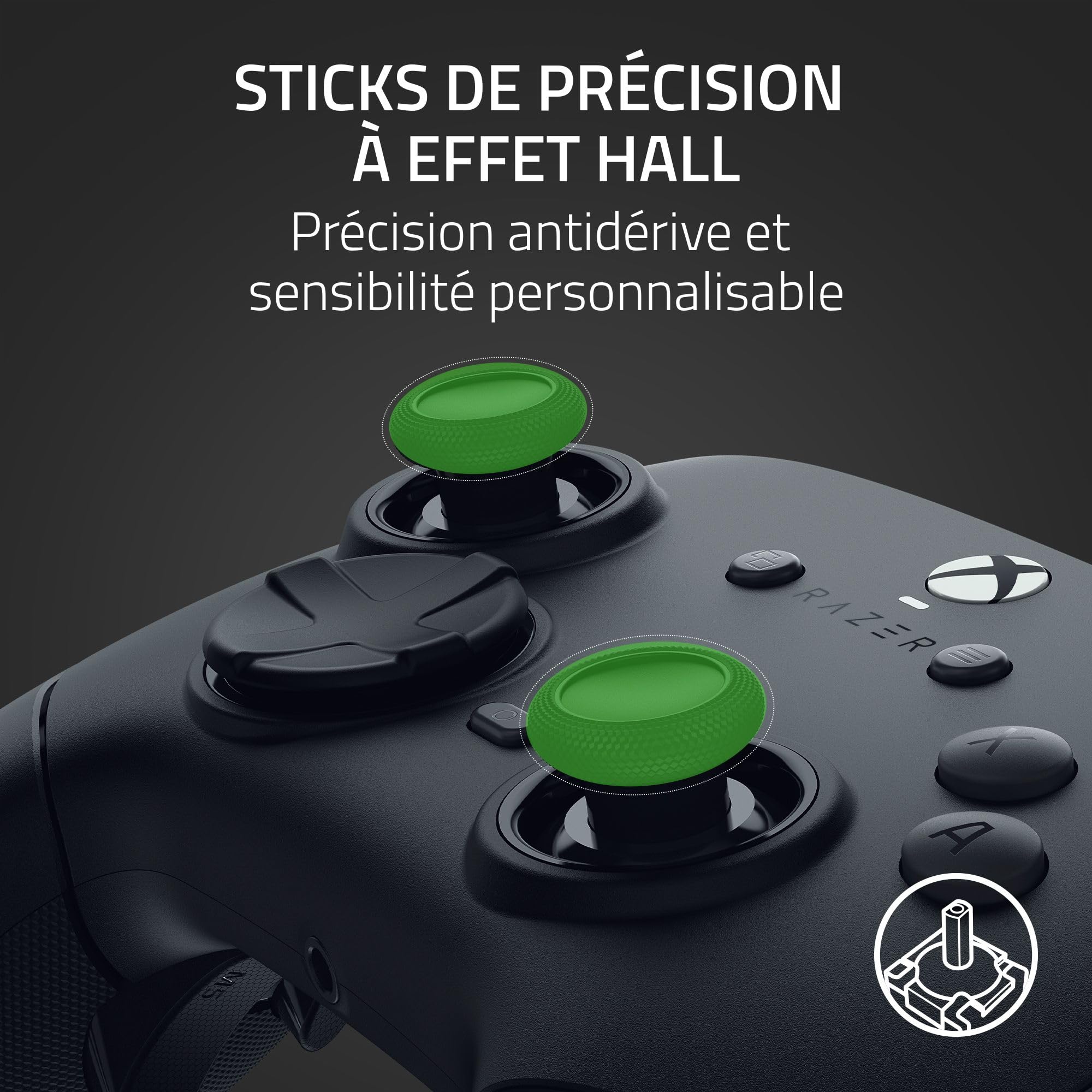 Razer Wolverine V3 Tournament Edition - Manette Esports filaire pour Xbox X|S & PC (boutons d'action tactiles Mecha, HyperTriggers Pro, D-Pad 8 directions, câble USB-C 3m) Noir