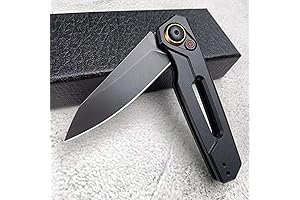 Push Button Lock Knife, Tactical Spring Assisted EDC Folding Knife, 7550