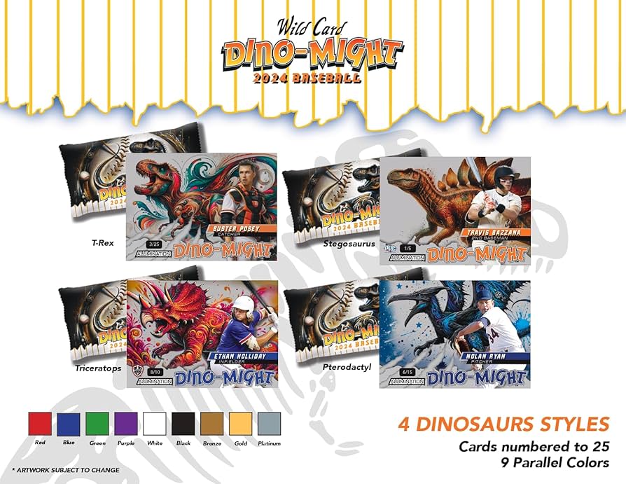 Amazon.com: 2024 Wild Card Dino-Might Baseball Hobby Trading Card Amazon.com: 2024 Wild Card Dino-Might Baseball Hobby Trading Card