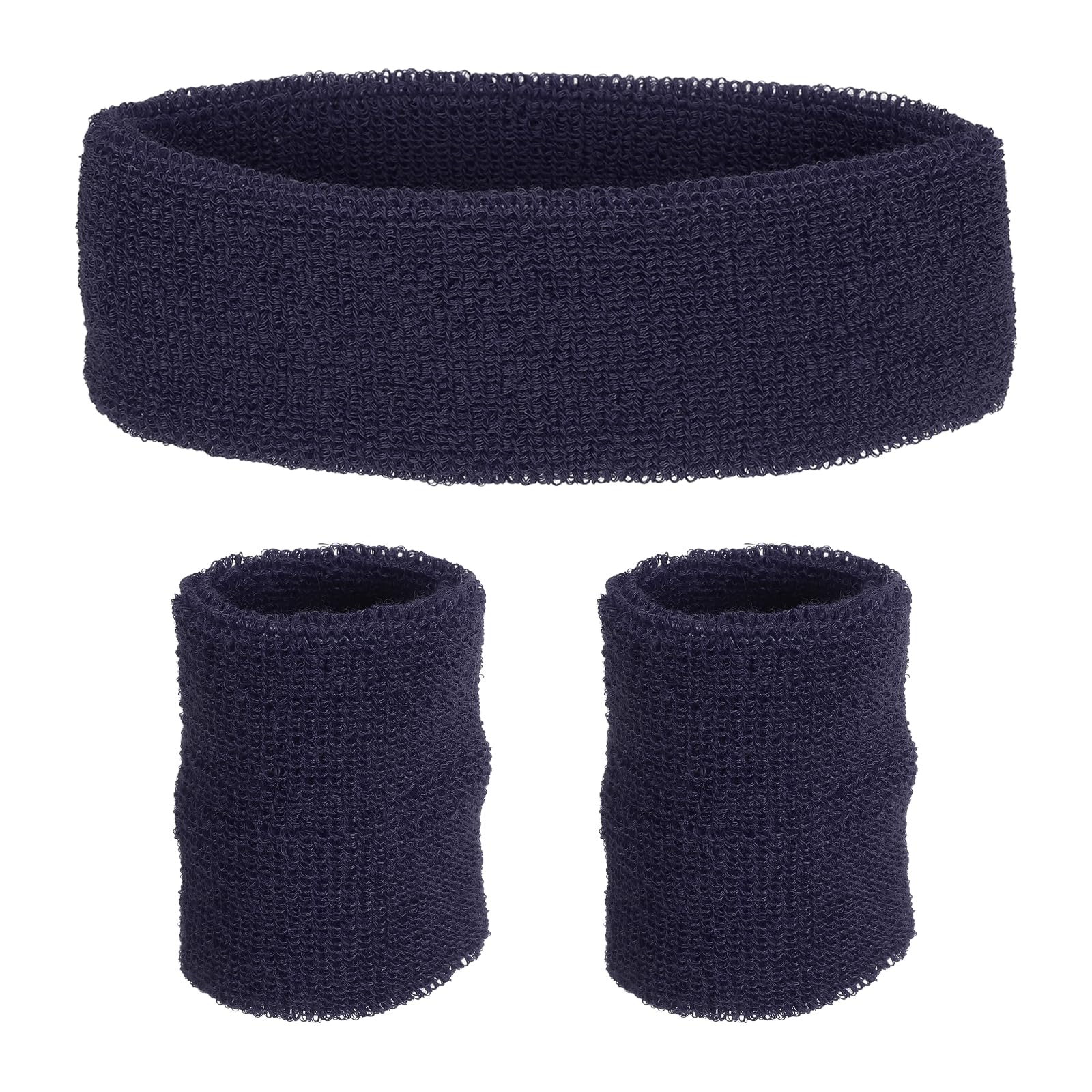PATIKIL Sports Wristbands Headband Set