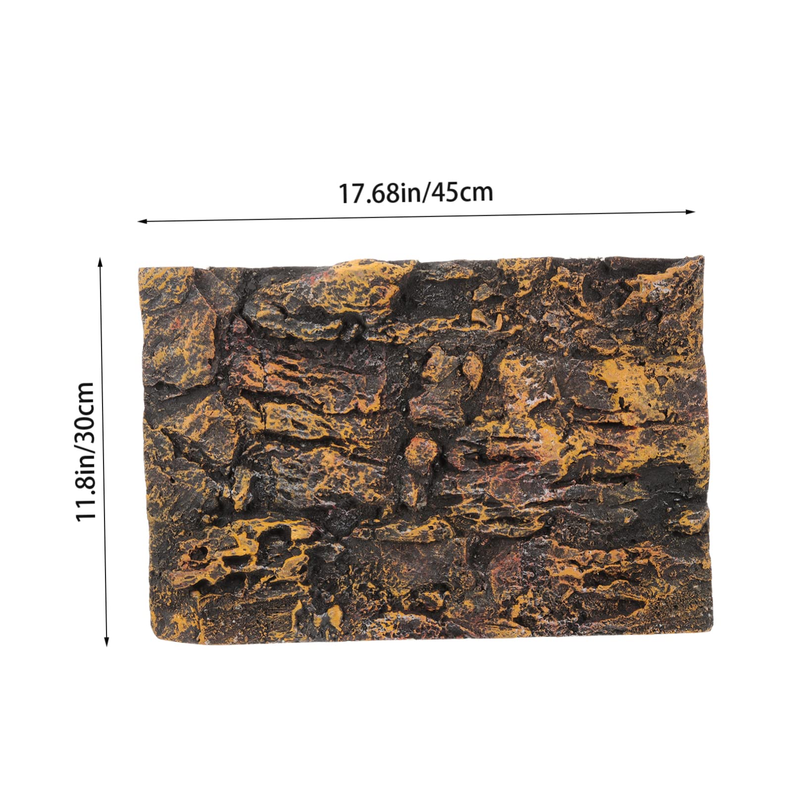 Abaodam 10piezas Fondo Decorativo para Acuarios y Terrarios Diseño De Rocas para Tanques De Reptiles y Peceras Fácil Instalación Resistente Olores para Tortugas y Reptiles