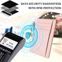 Vista 40 de Cartera Chelmon Slim RFID - Cartera de bolsillo frontal minimalista para tarjetas de crédito delgadas Negro carbón