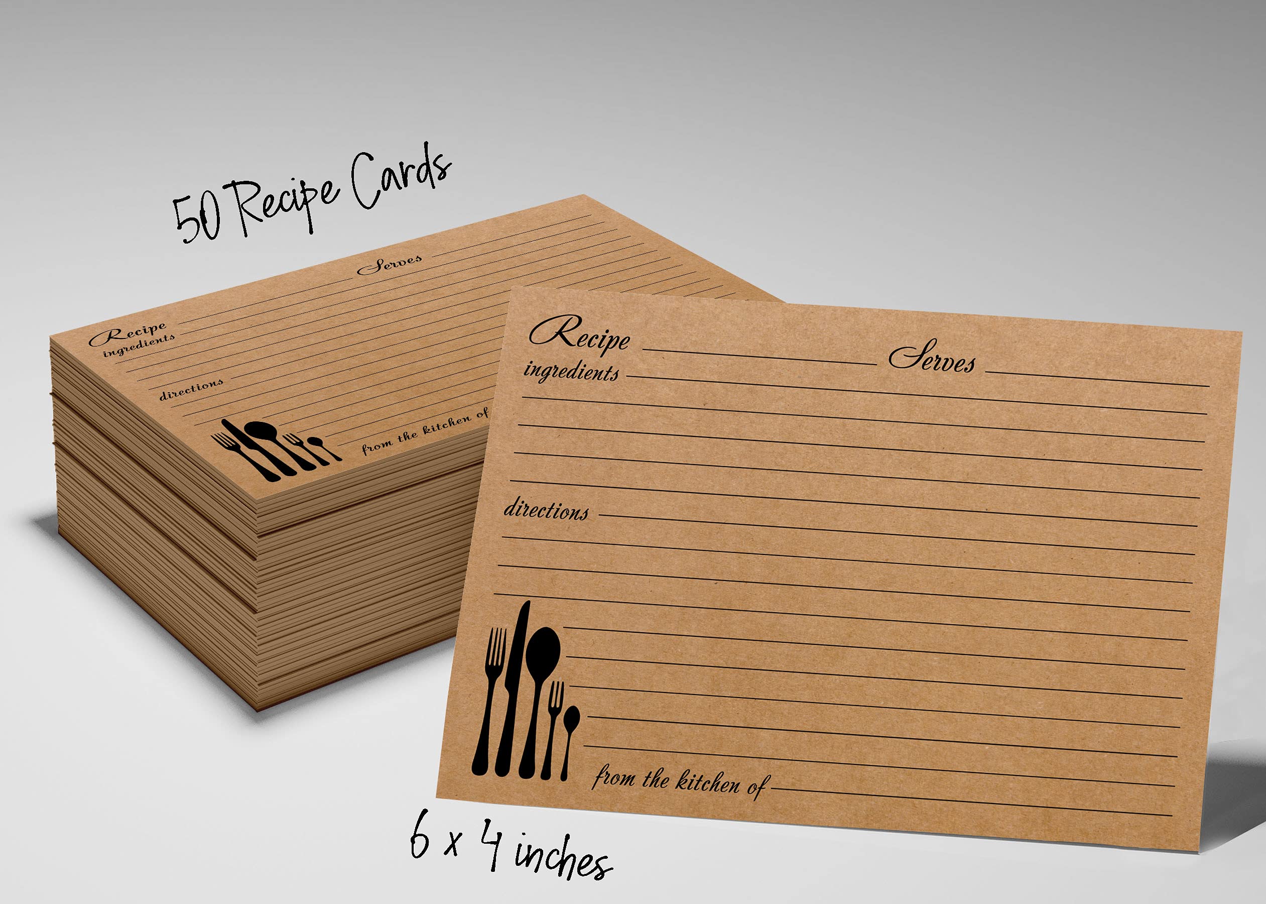 321Done Newlyweds Recipe Cards, Made In The USA - 4x6 White 8 thumbnail image