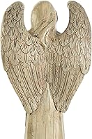 Vista 6 de Topadorn Estatuas de jardín al aire libre, figuras de resina de ángel rezando, esculturas coleccionables de ángel, 10 pulgadas de alto