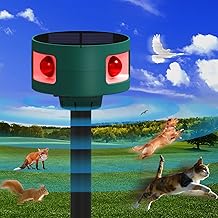 Répulsif Chat Extérieur-Répulsif Ultrason pour Chat Solaire Répulsif Animaux Ultrason, 4 Modes, IP55 étanche Répulsif Chat Solaire Répulsif Rongeurs Ultrason pour Anti Chats Chiens Souris Ratons