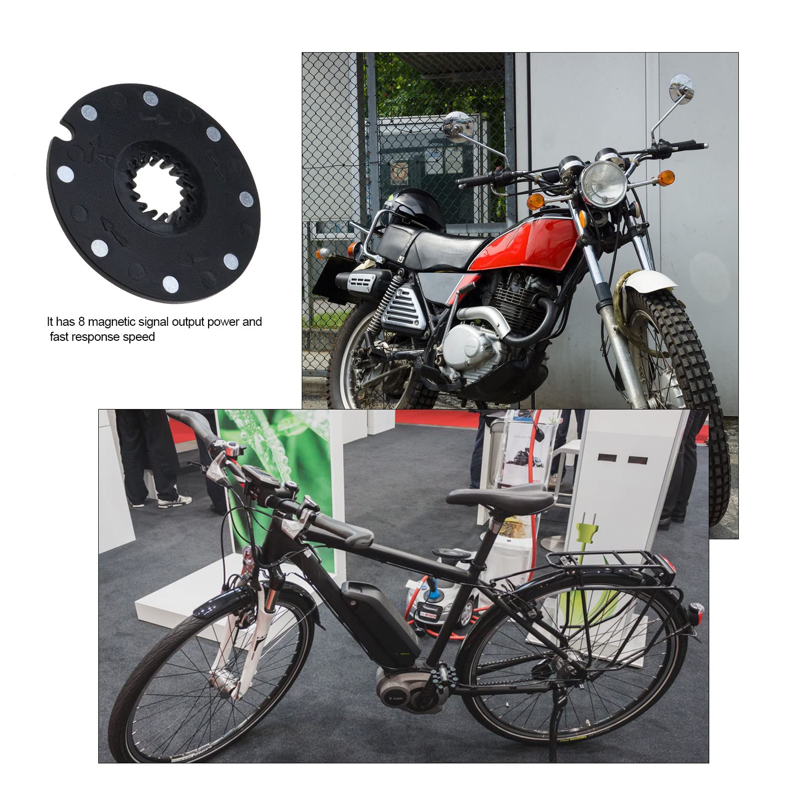 Amazon | マグネット8個 パルスアシストシステム スピードセンサー 3