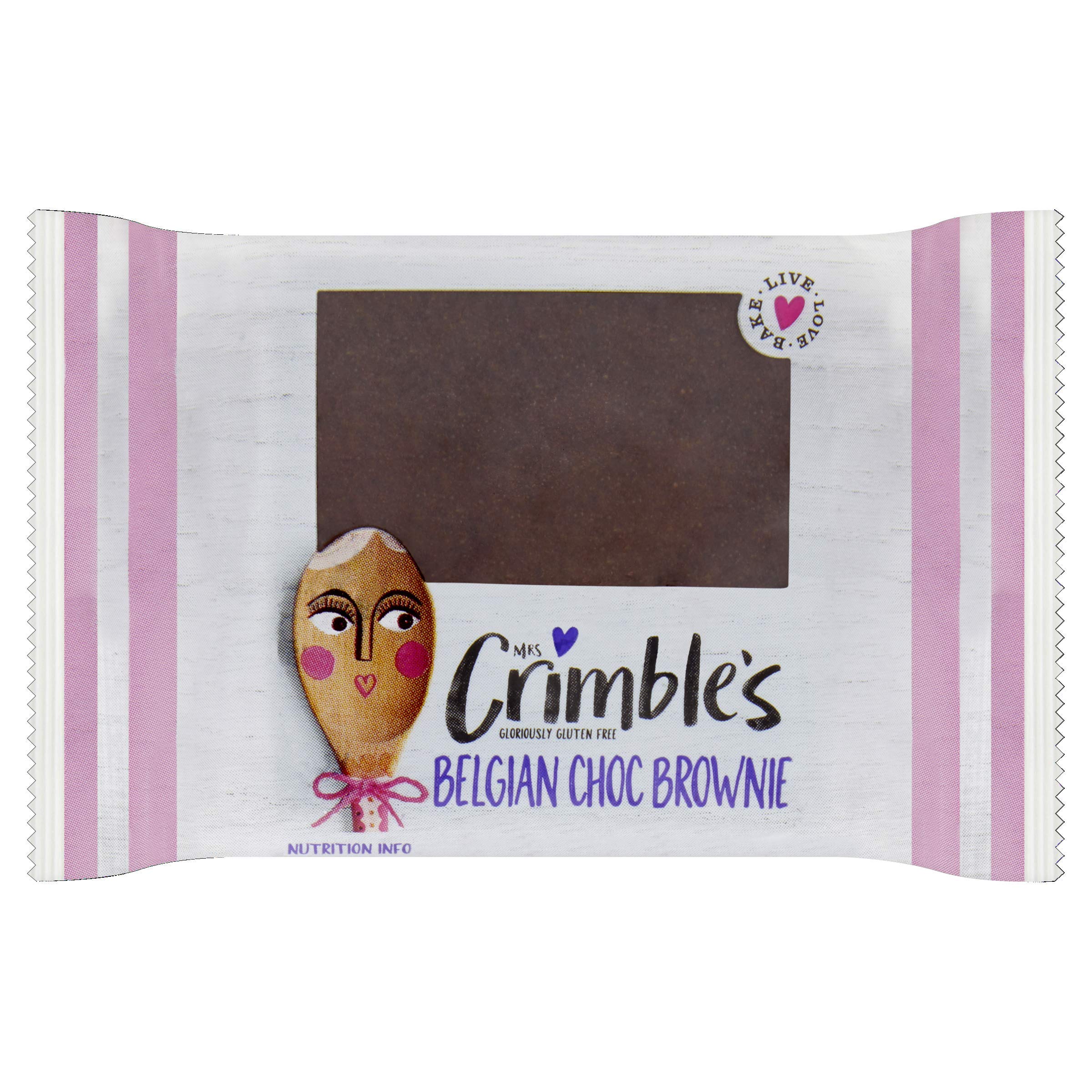 Mrs Crimble's Belgian Choc Brownie, 58 g, Pack of 24