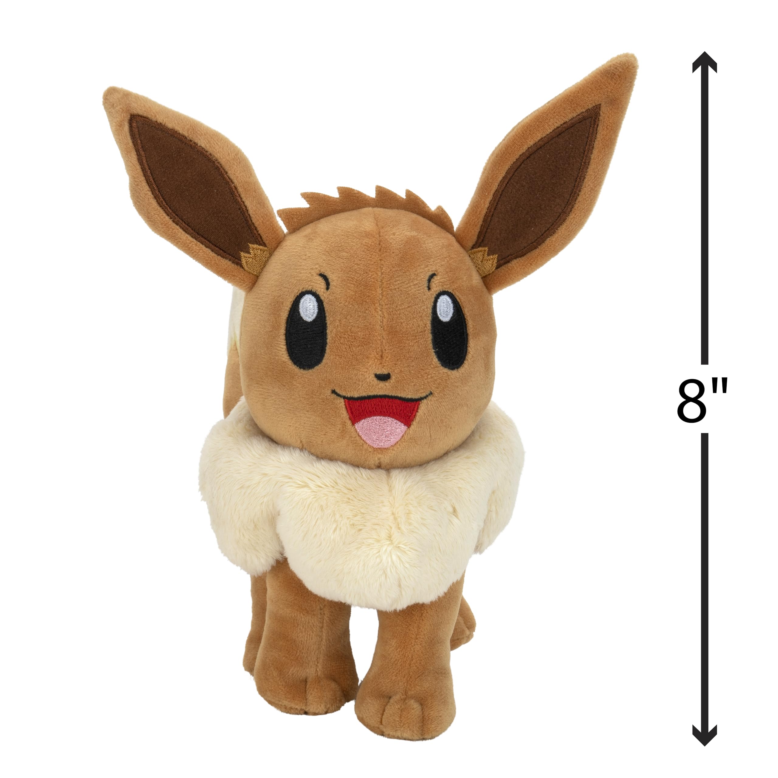 Pokémon Samochód osobowy 4018-20 cm plusz - Evoli, oficjalny plusz