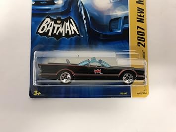 1966 TV Series BATMOBILE Hot Wheels 2007 New Models DC Batman diecast no. 015