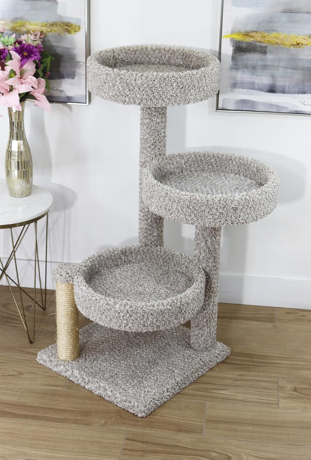 Prestige Cat Trees XXL Heavy-Duty Cat Tree – Extra-Large, Solid-Wood Haven for Big & Multiple Household Cats