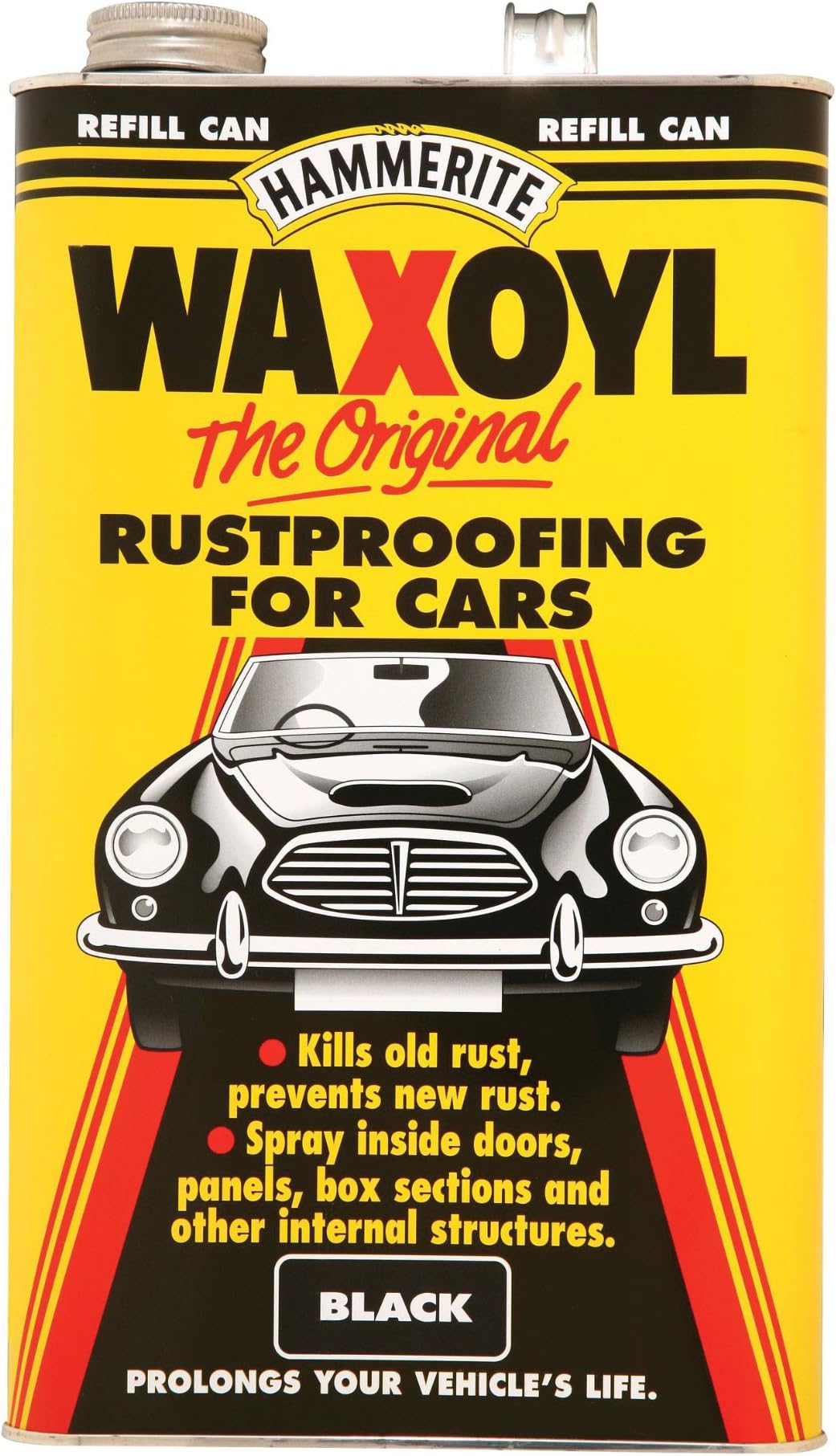 Hammerite HAM6710105 5L Waxoyl Refill Can - Black