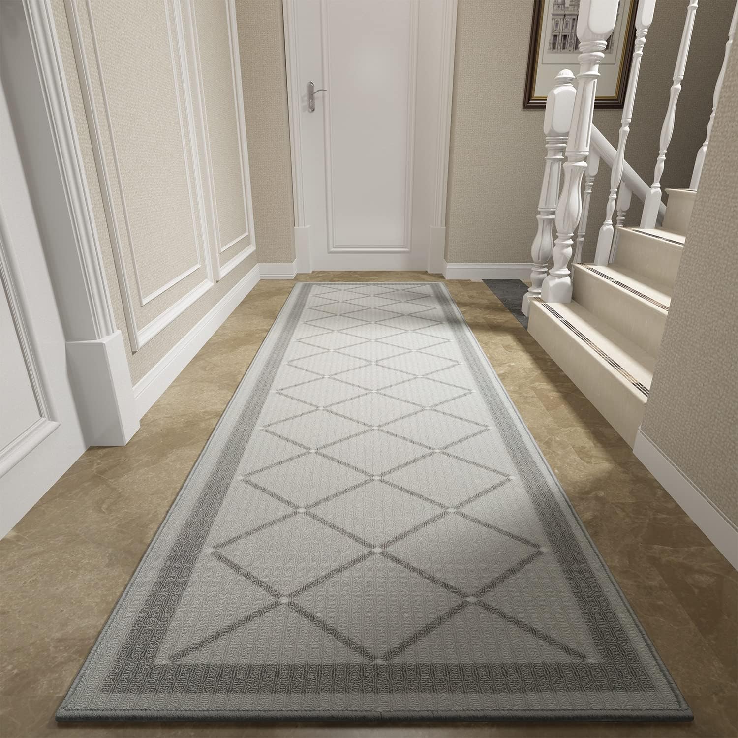 MontVoo RunnerRug, Non Slip Hallway CarpetRunner