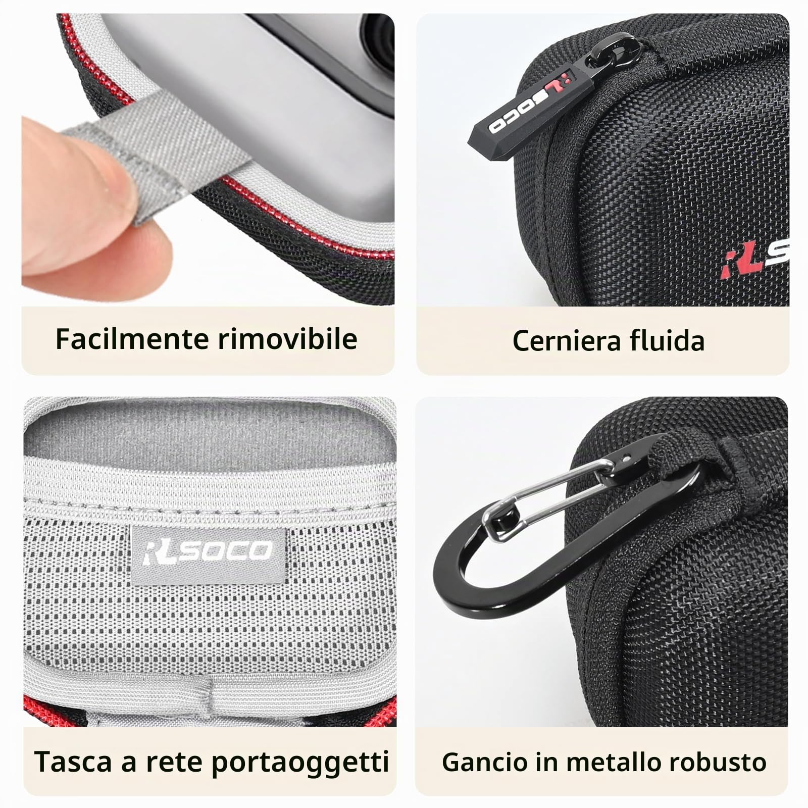 RLSOCO Custodia per Insta360 GO 3S/GO 3 Cam 4K