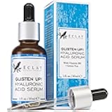 Eclat Skincare Hyaluronic Acid Serum for Face – 2.5% Hyaluronic Acid + 3% B5, Vitamin C & E - Hydrating Anti Aging & Anti Wrinkle Face Serum - Moisturizing & Plumping Formula for Smooth Skin 1 fl oz
