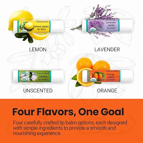 Miniatura 8 de Paquete de 2 bálsamos labiales orgánicos de naranja con más del 70% de aceite de jojoba. 100% natural con cera de abejas. Hidratante naturalmente.