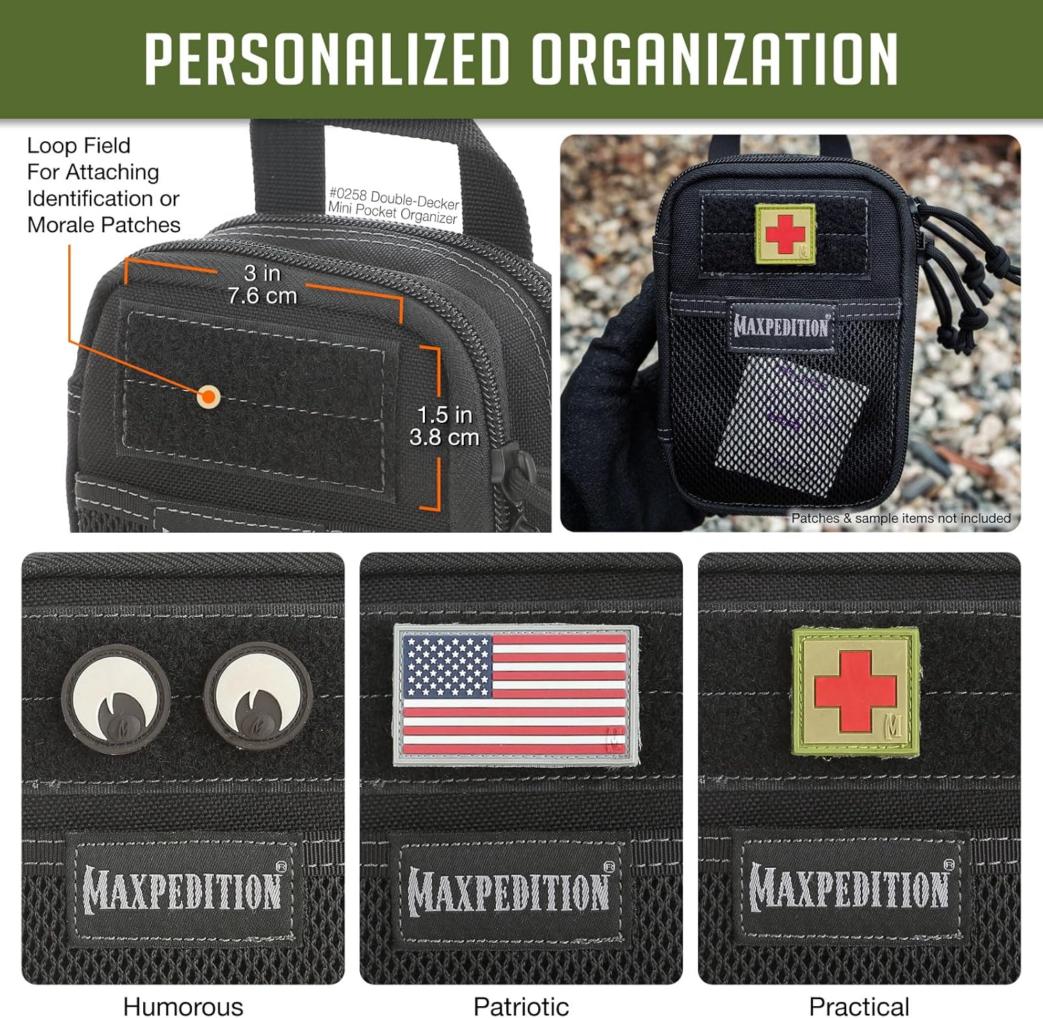 MAXPEDITION Double-Decker Pocket Organizer, Tactical Tool Pouch for Organization, EDC Pouch for Everyday Carry - Image 5