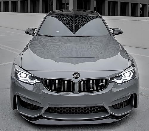 Miniatura 3 de SkinoEu Compatible with BMW Emblem 51147057794 for Bonnet Boot Badge Badge Tailgate 82 mm E81 E87 F07 GT F10 F11 F18 E63 E64 F06 GC F12 F13 Z4 E85