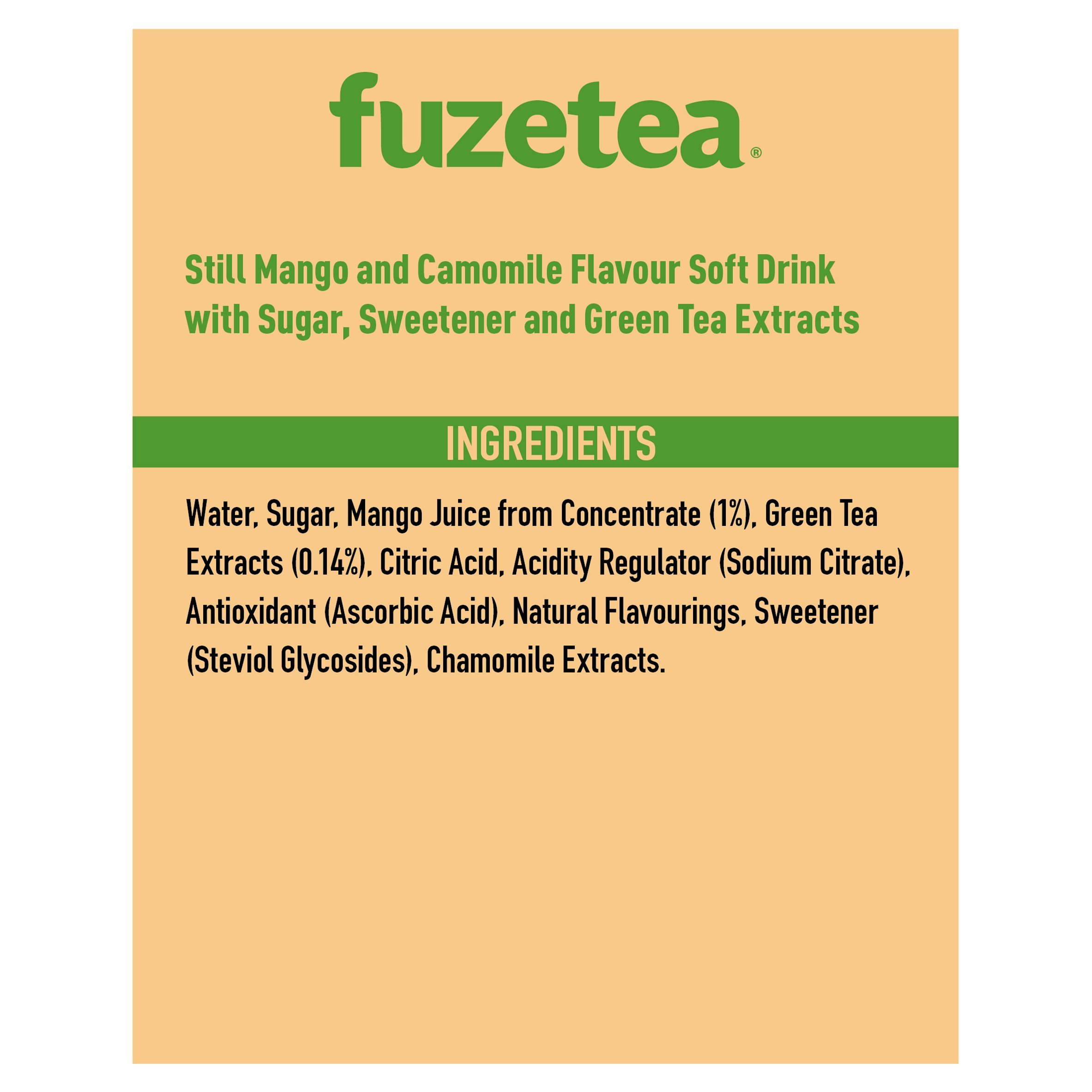 Fuze Tea Camomille mangue 12 x 400 ml
