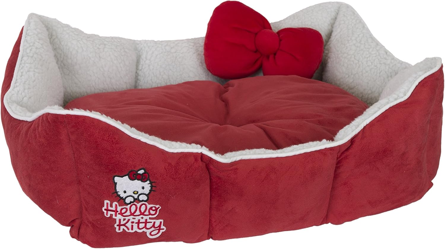 Hello Kitty Super Soft Pet Bed, Red : Amazon.co.uk: Pet Supplies