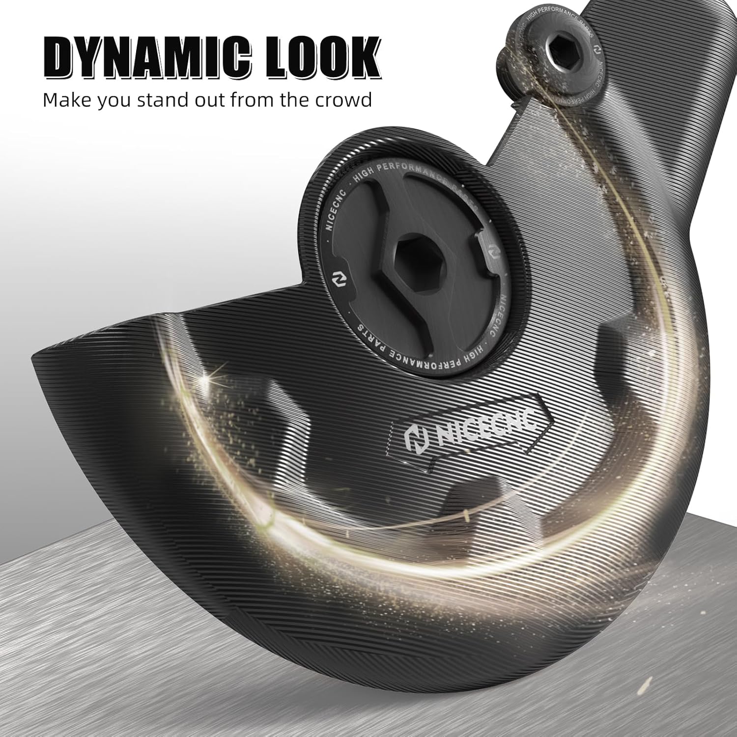 NICECNC Engine Cover Engine Timing Screw Set and Engine Stay Bracket Mount Set Compatible with Yamaha Raptor 700 YFM700 2013 2015 2016-2024, Raptor 700R YFM700R SE 2017-2024