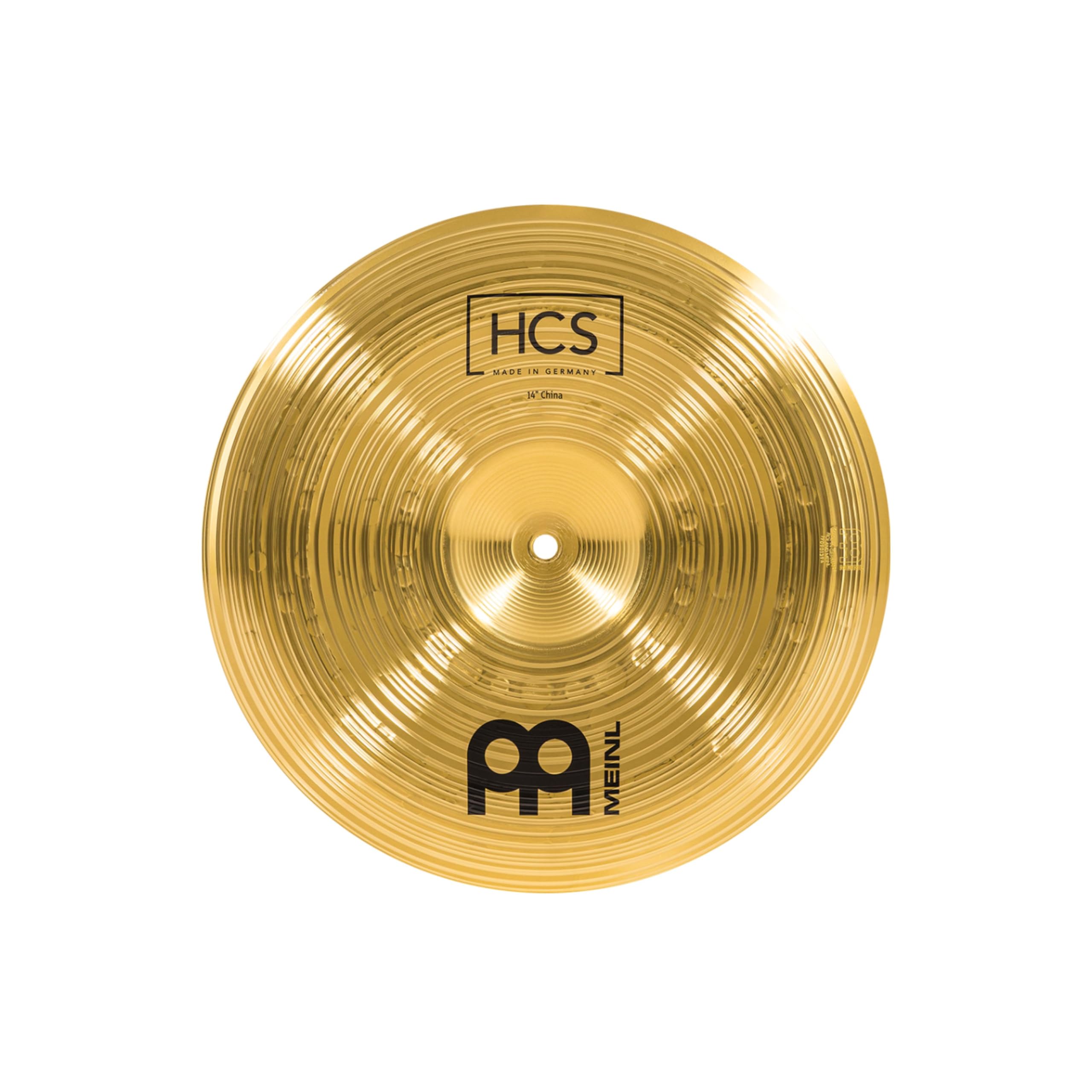 Meinl Cymbals HCS China Cymbal 14 inch (Video) for Drum Set (35,56cm) Traditional Finish Brass, Made In Germany (HCS14CH)