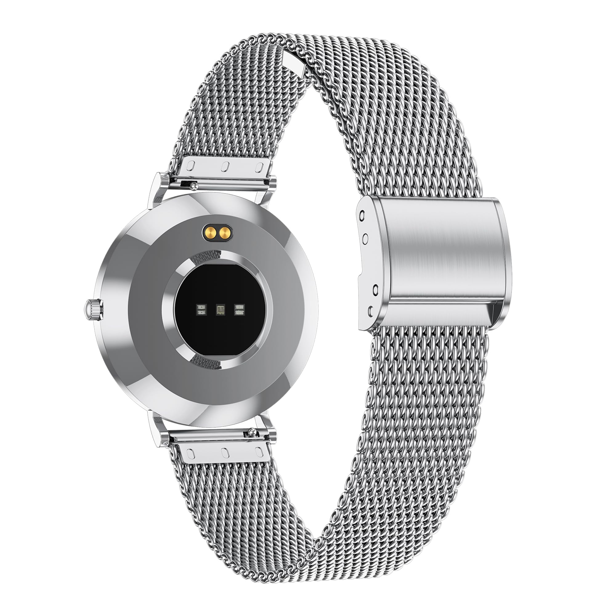 XCOAST SIONA 2 Nano Argento, piccolo smartwatch da donna - Display AMOLED da 37mm, iOS&Android, Filigrano, Fitness Tracker da donna, Impermeabile, Polso, Pressione sanguigna, Ossigeno nel sangue