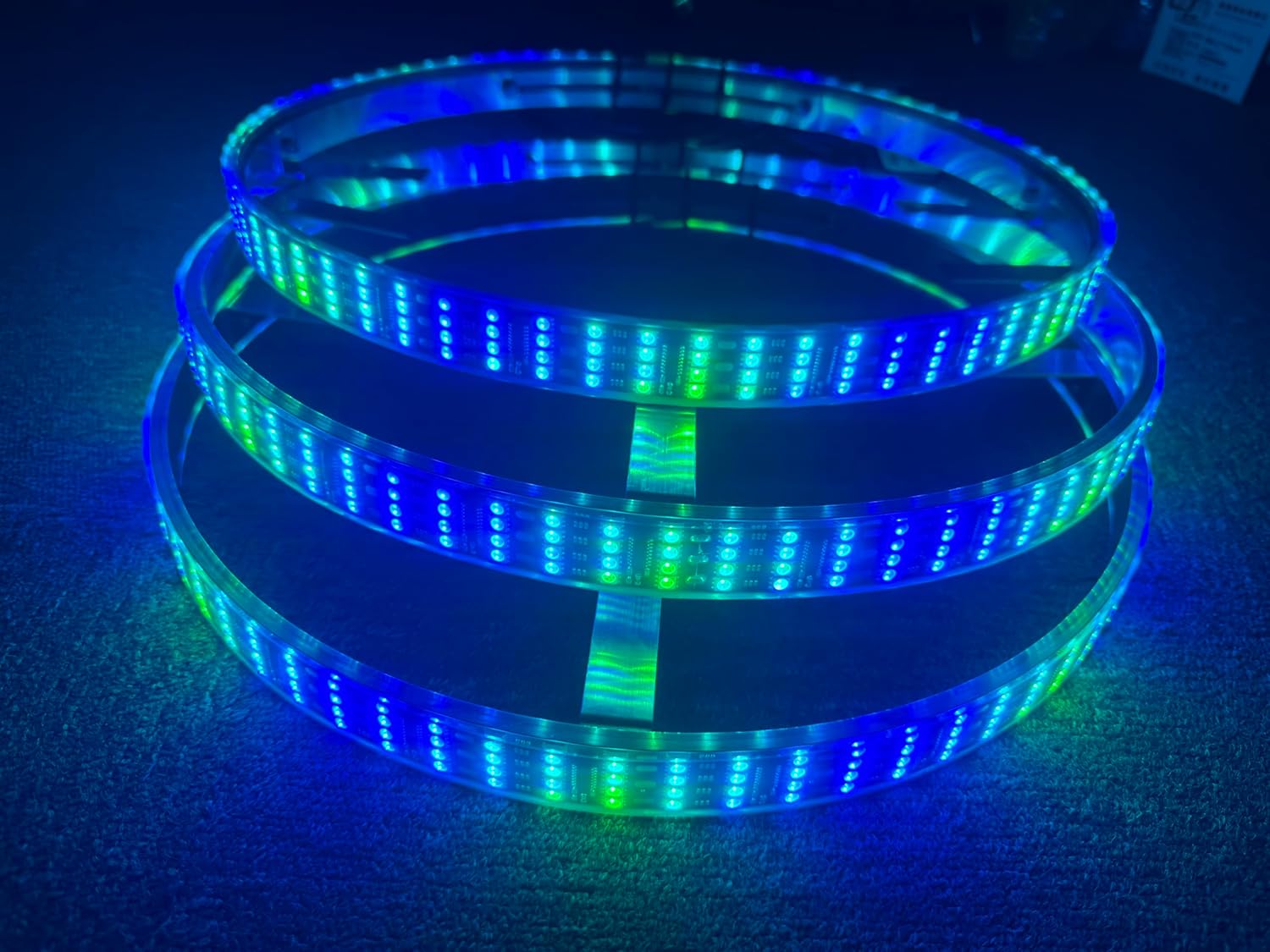 Sando Tech 15.5'' Quad Row Dream Color Chasing RGB LED Wheel Lights for Polaris Slingshot 3 Wheeler S/R/SL/SLR/GT Wheel Rim Lights Bluetooth APP/Remote Control