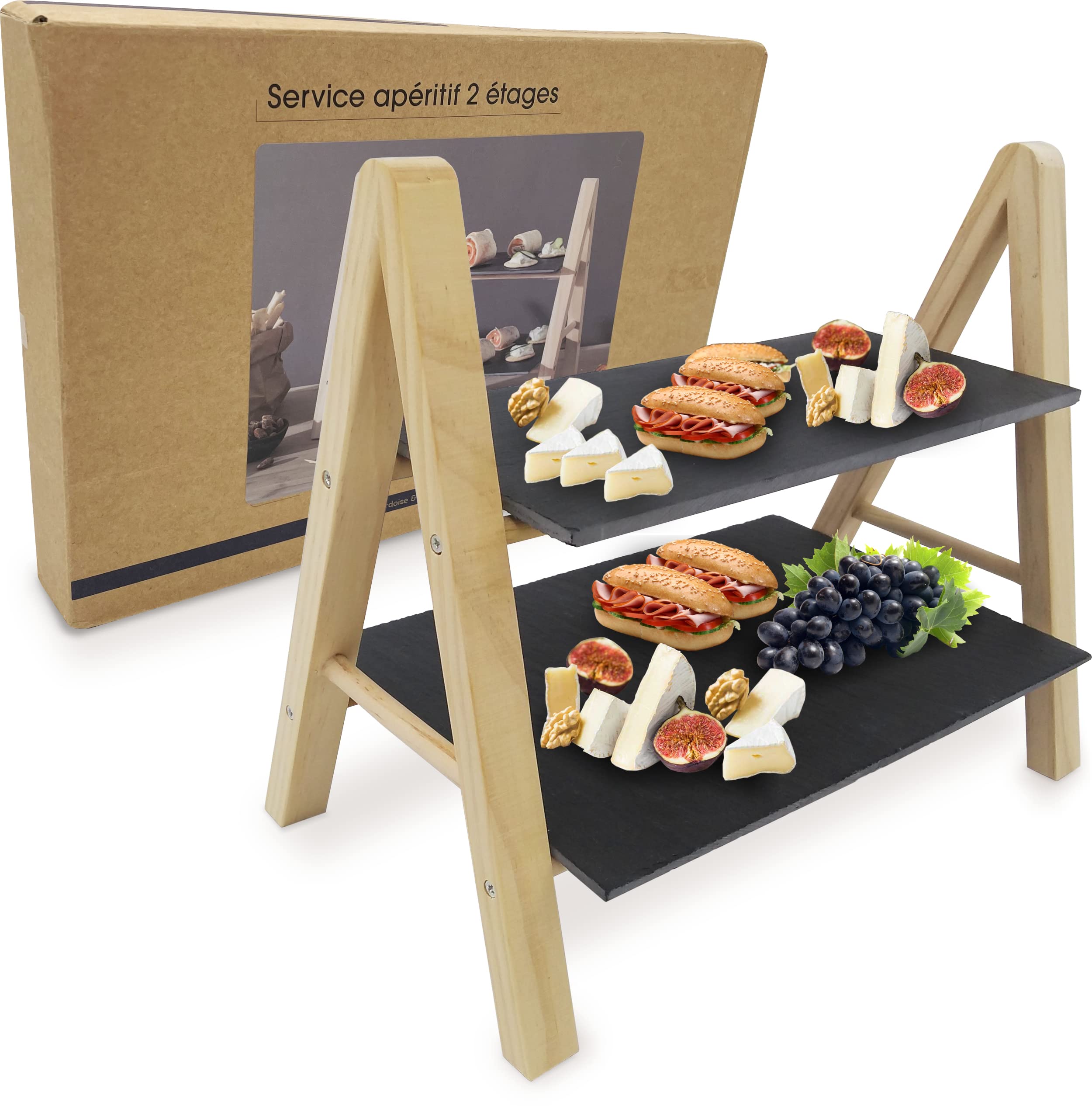 Vends Lot De 14 Assiettes En Ardoise (format Carré