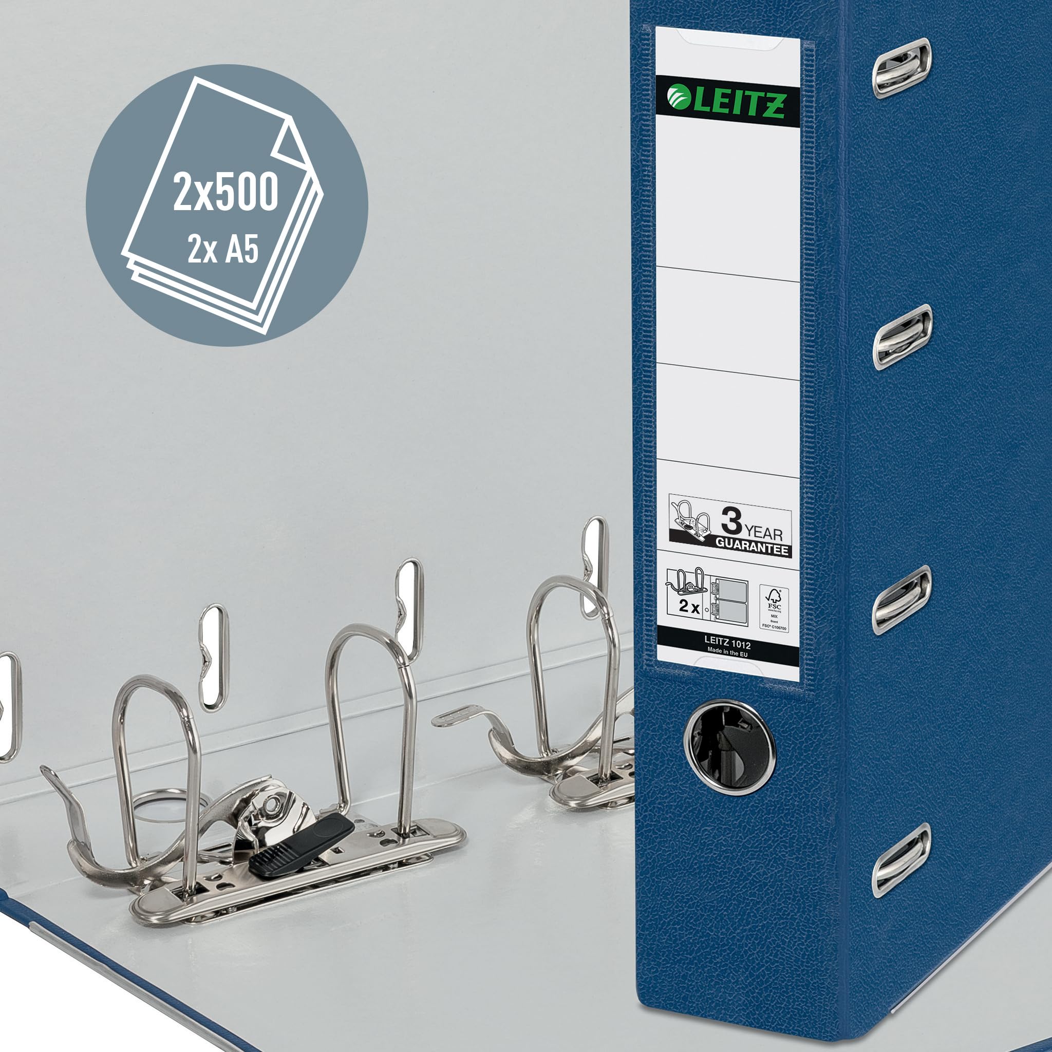 Leitz Doppelordner 10920000 DIN A5 quer schwarz Leitz Doppelordner 10920000 DIN A5 quer schwarz