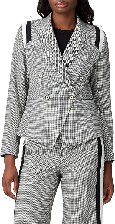 Great Jones Rent The Runway Pre-Loved Plaid Varsity Stripe Blazer