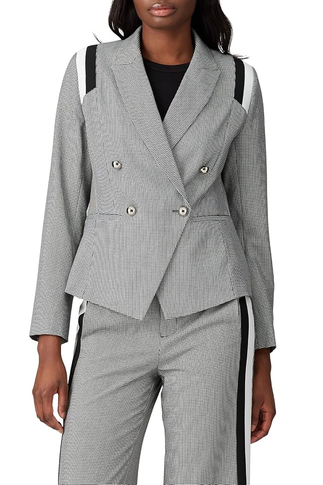 Great Jones Rent The Runway Pre-Loved Plaid Varsity Stripe Blazer