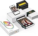 Liene M100 4x6'' Photo Printer, Phone Printer 100 Sheets & 3 Cartridges, Full-Color Photo, Portable Instant Photo Printer for iPhone Android, Thermal Dye Sublimation, Wi-Fi Picture Printer 100 Papers