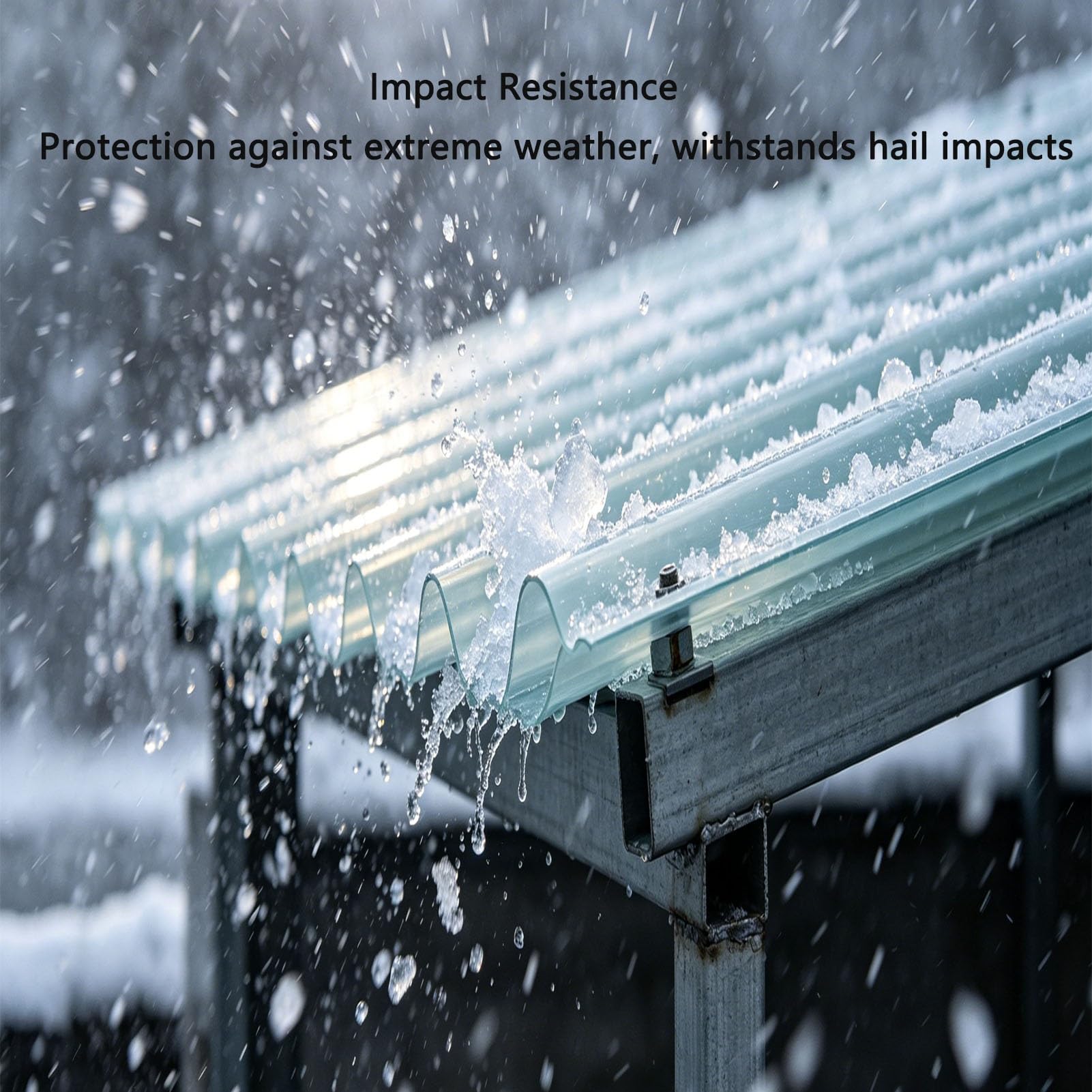 Paneles Policarbonato 1mm Impermeable Aislado Térmicamente Lámina Techo | Paneles Techo Plástico Protección Eficaz para Invernaderos Techos Patios(100x90cm/39.4x35.4in)